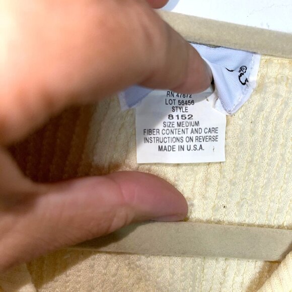 Crowntuft Womens Chenille Robe Size Medium M Vintage Cotton Blend Made In USA - Picture 7 of 10